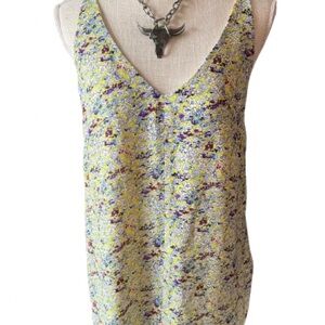 CAbi Style 275 Yellow and Purple Floral Camisole